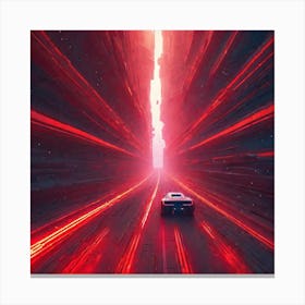 Futuristic Road Canvas Print