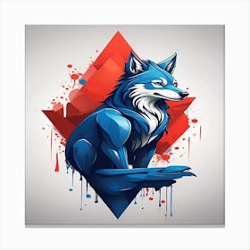 Fox Art 1 Canvas Print