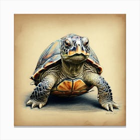 Turtle Print 1 Canvas Print