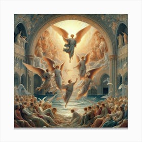 Baptism Of Jesus 4 Canvas Print