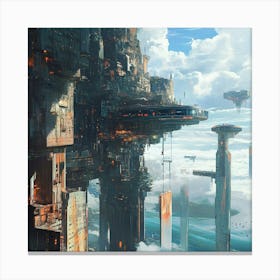 Futuristic City 9 Canvas Print