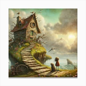 House On Stilts Canvas Print