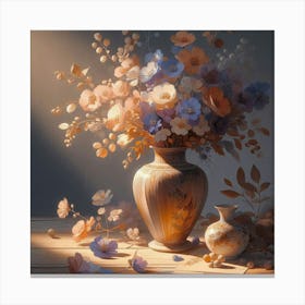 Flowers In A Vase 20 Canvas Print