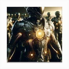 Solar Armor Converted Canvas Print