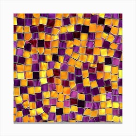 Mosaic Tile Background Canvas Print