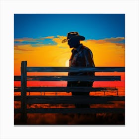 The Rancher Canvas Print