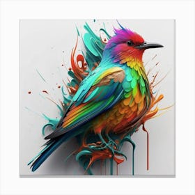 Colorful Bird 9 Canvas Print