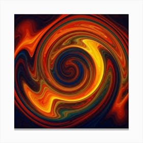 Abstract Swirl Canvas Print