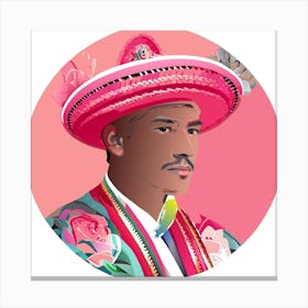 Mexican Man Canvas Print