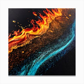 Fire And Water 2 Canvas Print