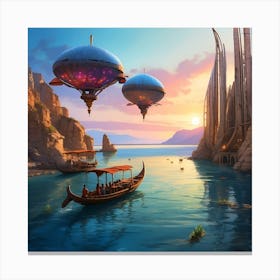 Approaching the Horizon Canvas Print