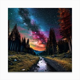 Milky Sky Canvas Print