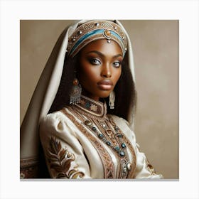 Beautiful African Woman 3 Canvas Print