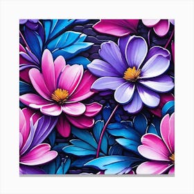 Flower Painting 2 Canvas Print