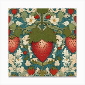 william morris floral fruit print 2 Canvas Print