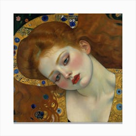 Woman With Red Hair 1 Canvas Print