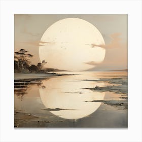 Full Moon art print 1 Canvas Print