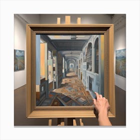 'The Hall Of Mirrors' Canvas Print