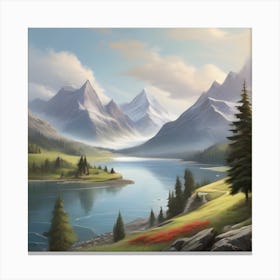 Landscape Painting 3 Canvas Print