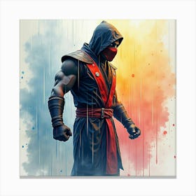 Mortal Kombat Ninja Fighter Concept Art (392) Canvas Print