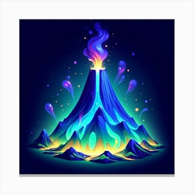 Lava Mountain Canvas Print