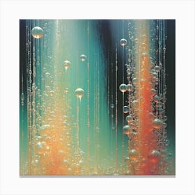 Translucent bubbles Canvas Print