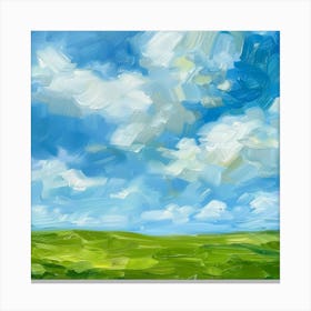 Sky And Clouds Canvas Print