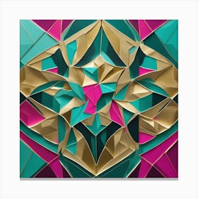 Geometric Abstract Art Canvas Print
