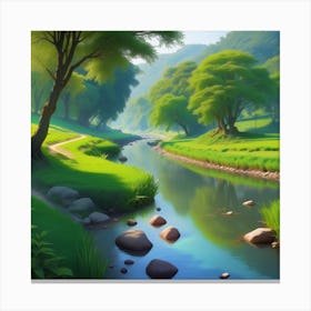 Landscape Painting 172 Canvas Print