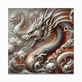 Dragons Canvas Print