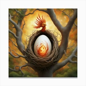 Firebird 1 Canvas Print