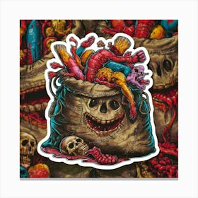 Sack Of Bones Canvas Print