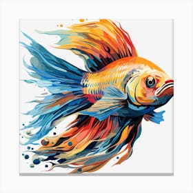 Siamese Catfish Canvas Print