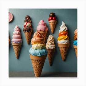 Default Create Unique Design Of Ice Cream Store Wall Art 0 Canvas Print