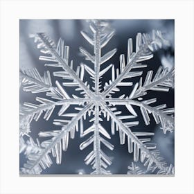 Snowflake Canvas Print