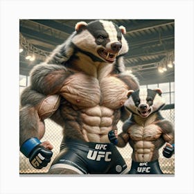 Ufc Badgers Canvas Print