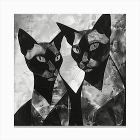 Kisha2849 Burmese Cats Picasso Style No Negative Space Full Pag E4c00742 B7cf 4148 A2c1 Cb10a467c61b Canvas Print