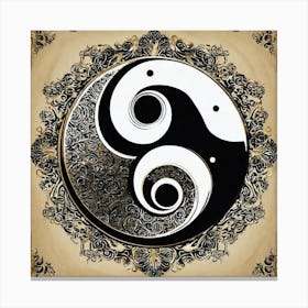 Yin Yang Symbol 14 Canvas Print
