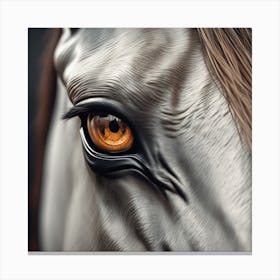 Eye Of A Horse 46 Canvas Print