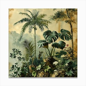 Tropical Jungle 1 Canvas Print