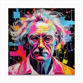 Albert Einstein 3 Canvas Print