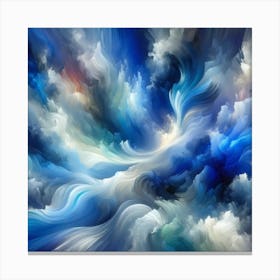 Abstract Of Clouds Canvas Print