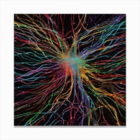 Neural Network 17 Canvas Print