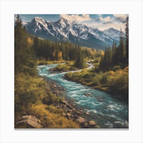 Saskatchewan River Canvas Print