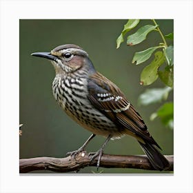 Rufous-Tailed Robin Canvas Print