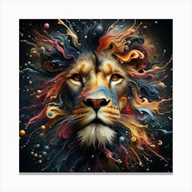 Lion Head 4 Canvas Print