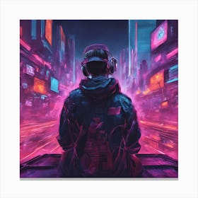 Cyberpunk Art Canvas Print