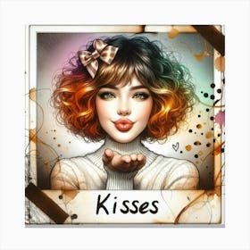 Kisses 1 Canvas Print