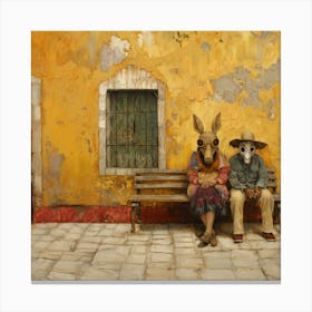 Mexico Bench 1 Fy S Canvas Print