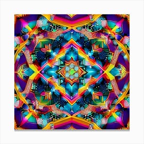 Psychedelic Mandala 35 Canvas Print